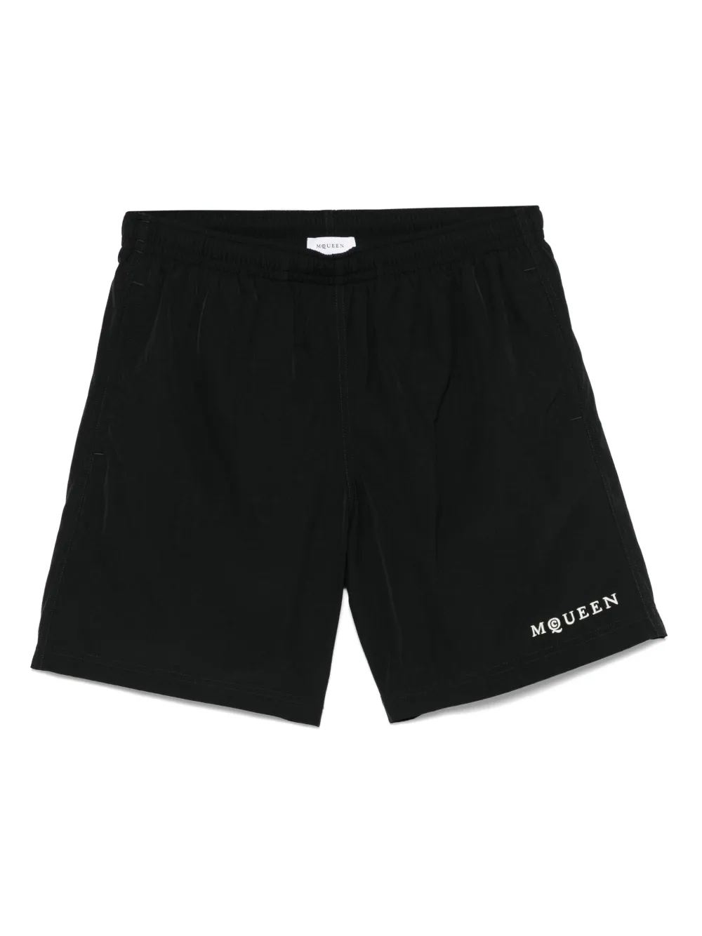 logo-embroidered swim shorts