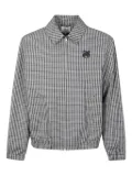 Maison Kitsuné checked shirt jacket - Grey