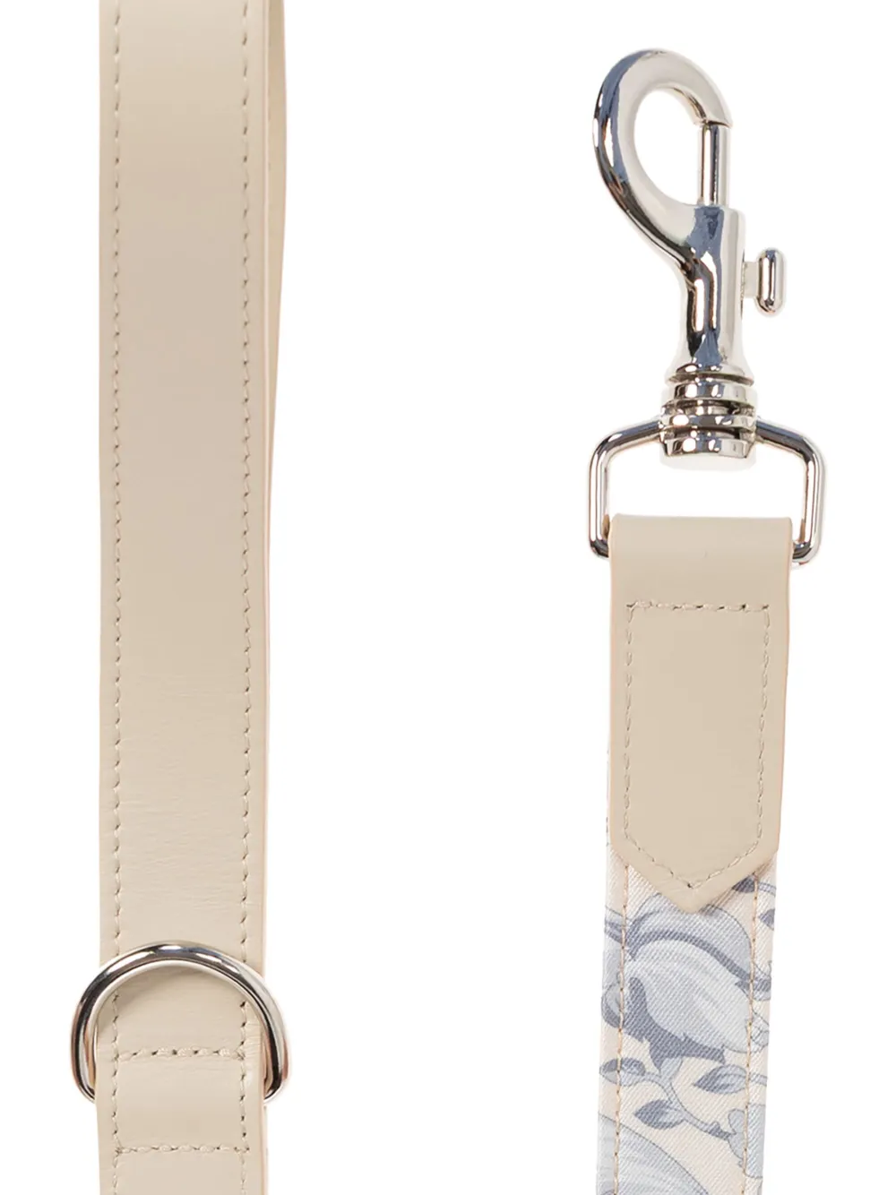 Versace Barocco-print Leash In Neutrals