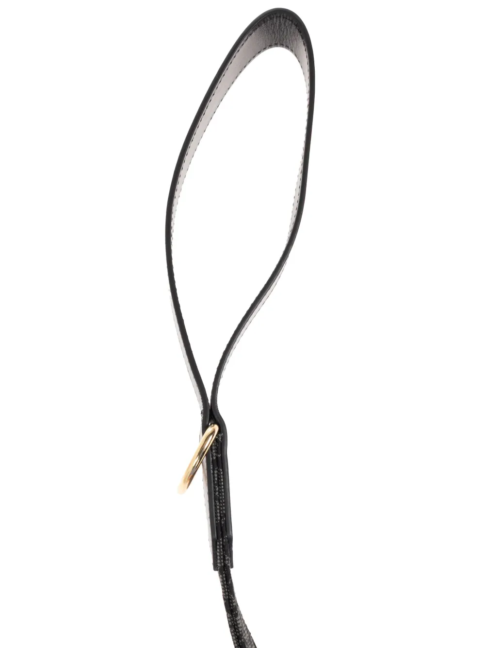 Versace Barocco-print Leash In Black
