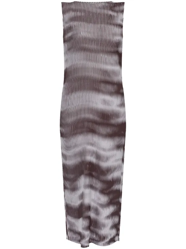 ワンピース theredthread S oval pleats dress gray THEREDTHREAD☆S oval pleats dress☆グレー