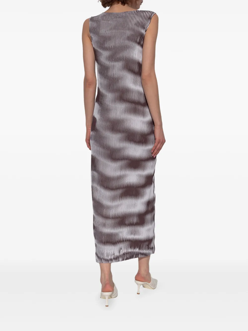 Issey Miyake Sway Pleats jurk Grijs