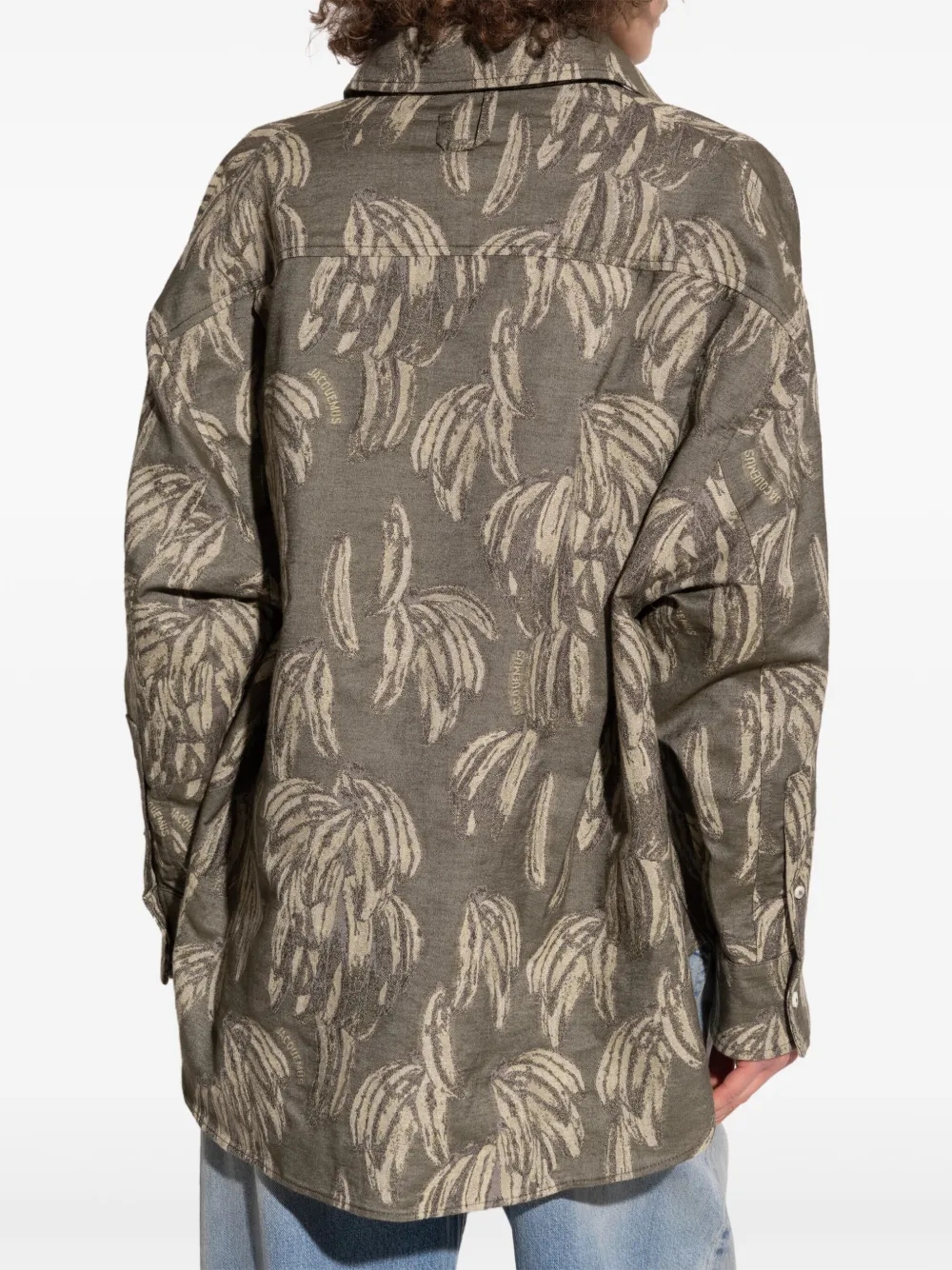 Jacquemus Blouse met Banana-jacquard Grijs
