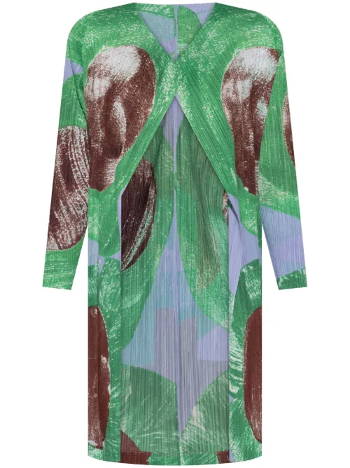 Manteau à design plissé - Pleats Please Issey Miyake - Modalova
