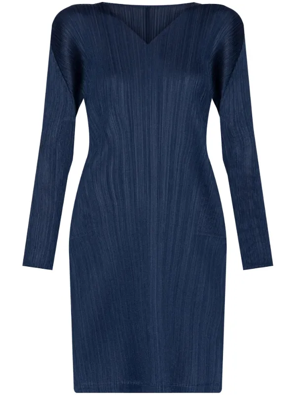 スーツ・フォーマル・ドレス PLEATS PLEASE ISSEY MIYAKE Pleats Please Issey Miyake プリーツ ドレス | ブルー