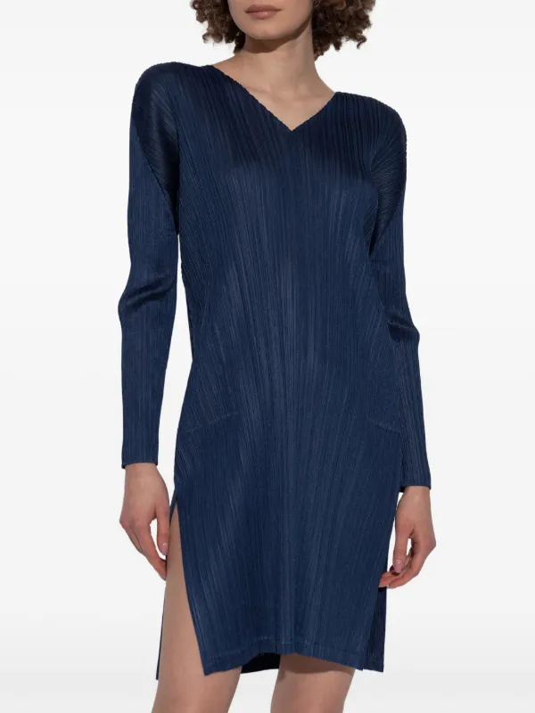 イッセイミヤケ　プリーツドレス Pleats Please Issey Miyake プリーツ ドレス | ブラック