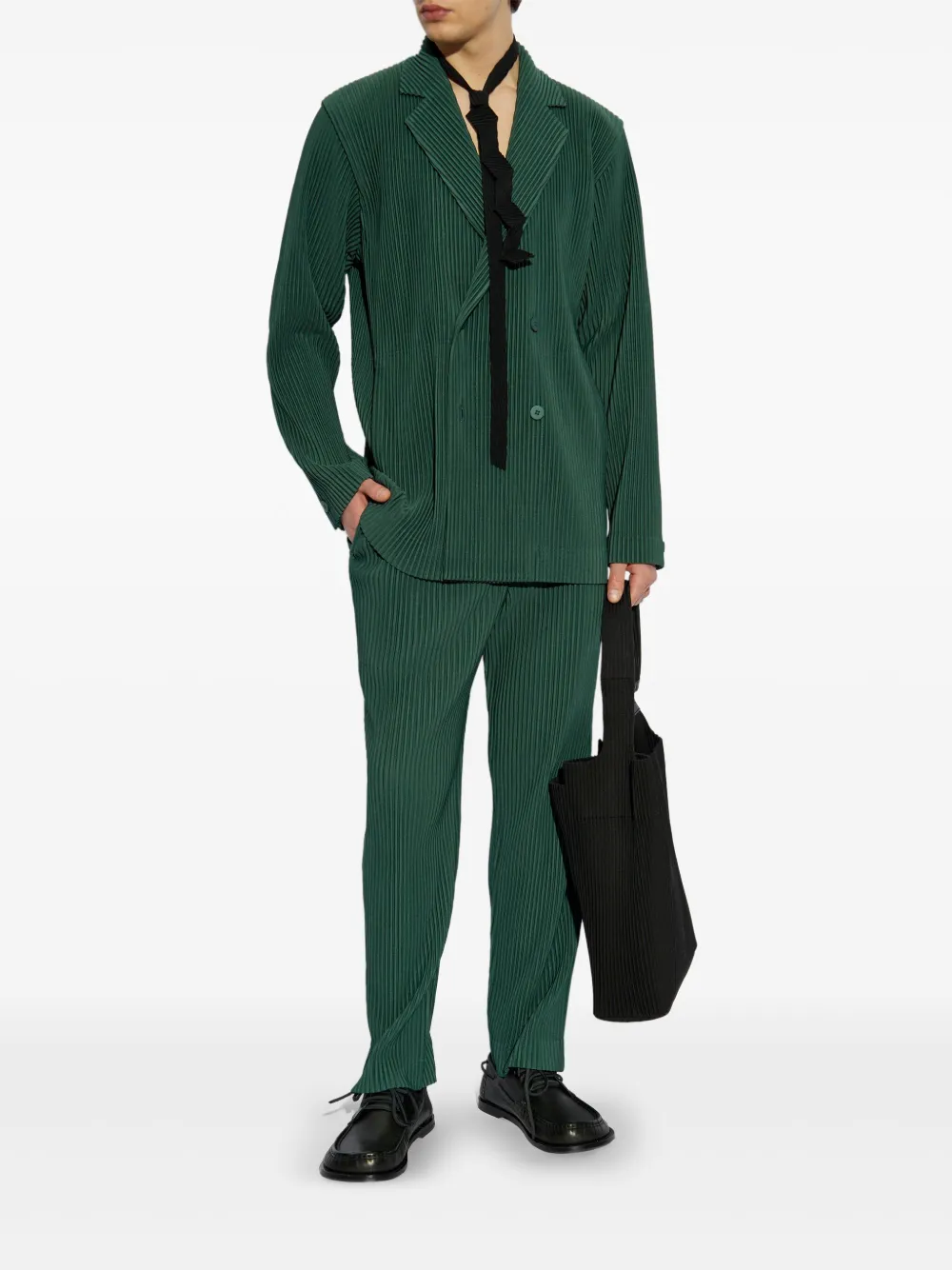 Homme Plissé Issey Miyake tailored blazer - Groen