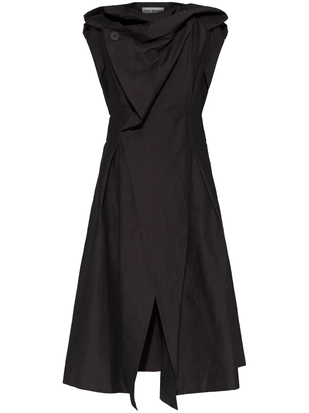 Issey Miyake draped dress | Brown | Image 1