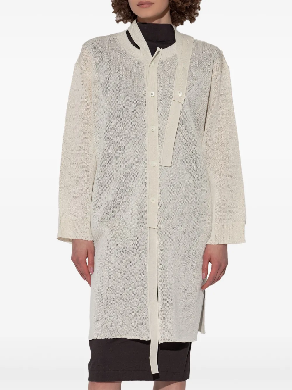 Issey Miyake Katoenen vest Beige
