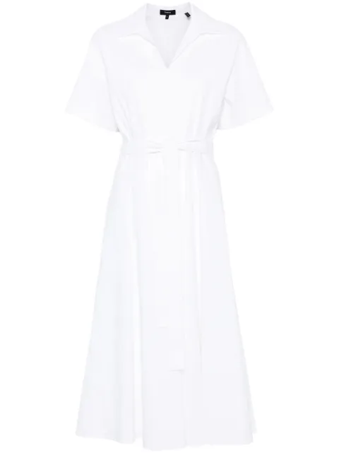 Theory short-sleeve midi dress