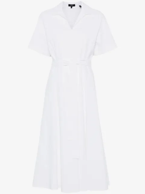 Theory short-sleeve midi dress