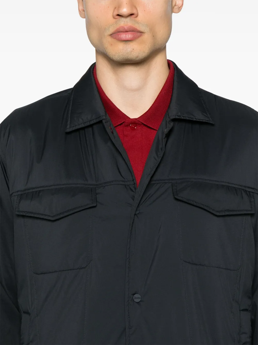 Herno Ecoage jack Blauw