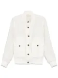 Barba linen jacket - White