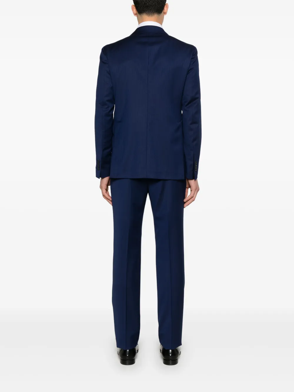 Tagliatore Wollen pak Blauw