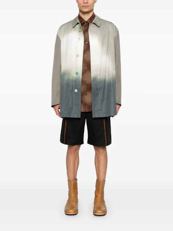 Undercover x Robert Bosisio Cotton Coat | Grey | FARFETCH IN