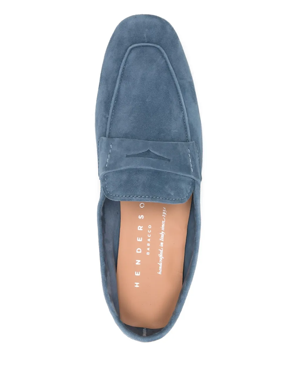 Henderson Baracco suede loafers Blue