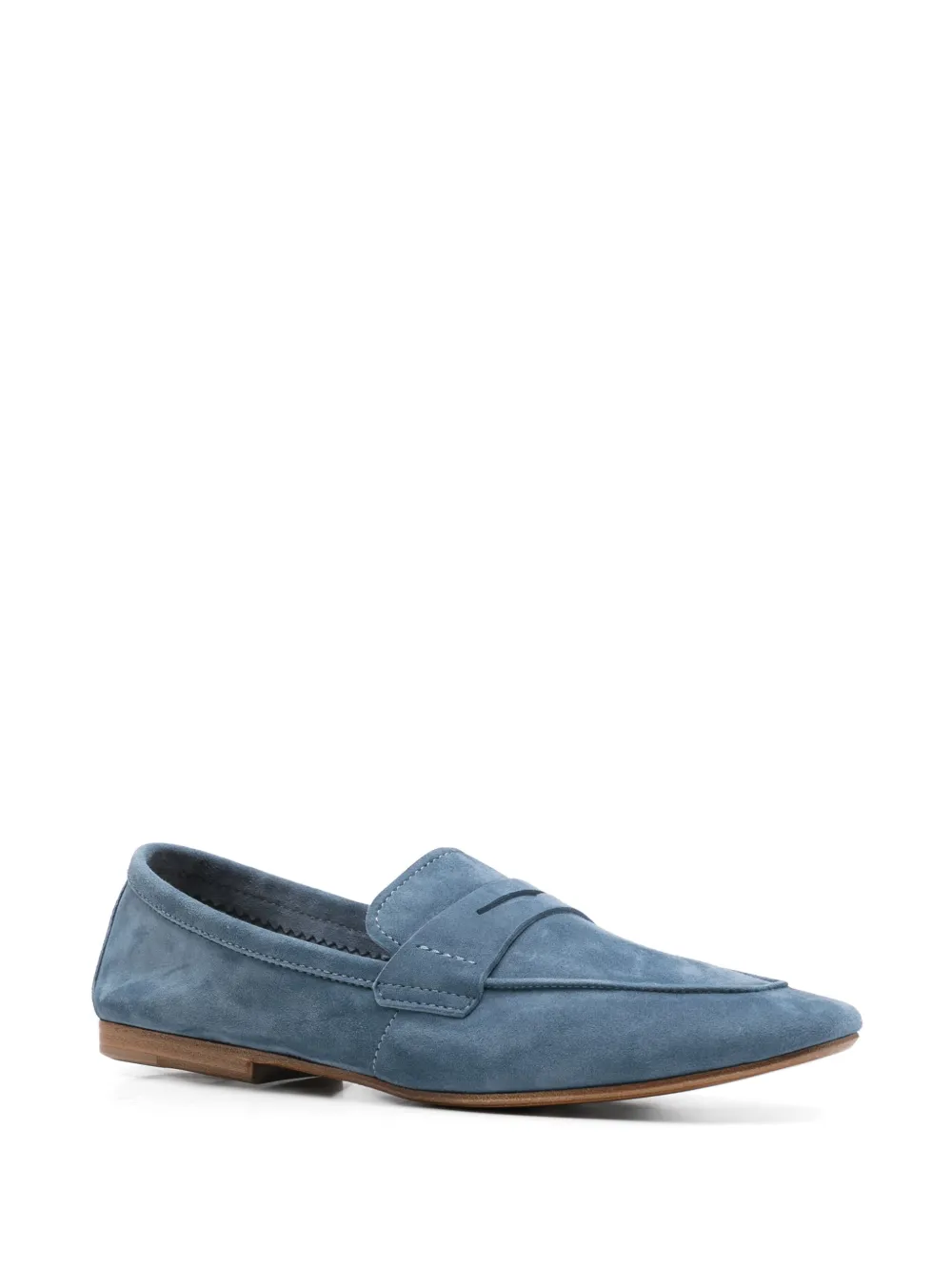 Henderson Baracco suede loafers Blue