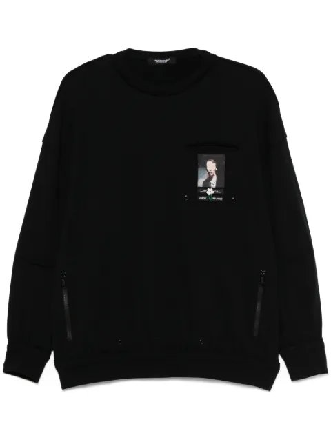Undercover sudadera con detalle de parche