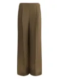 FENDI floral-jacquard trousers - Brown