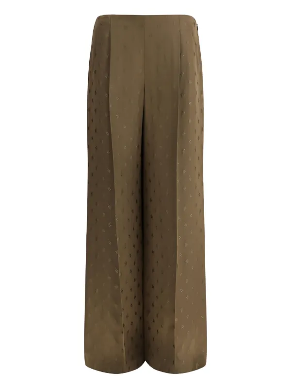 FENDI Jacquard silk trouser with floral motif シルクパンツ 29049770_58513363_600.jpg