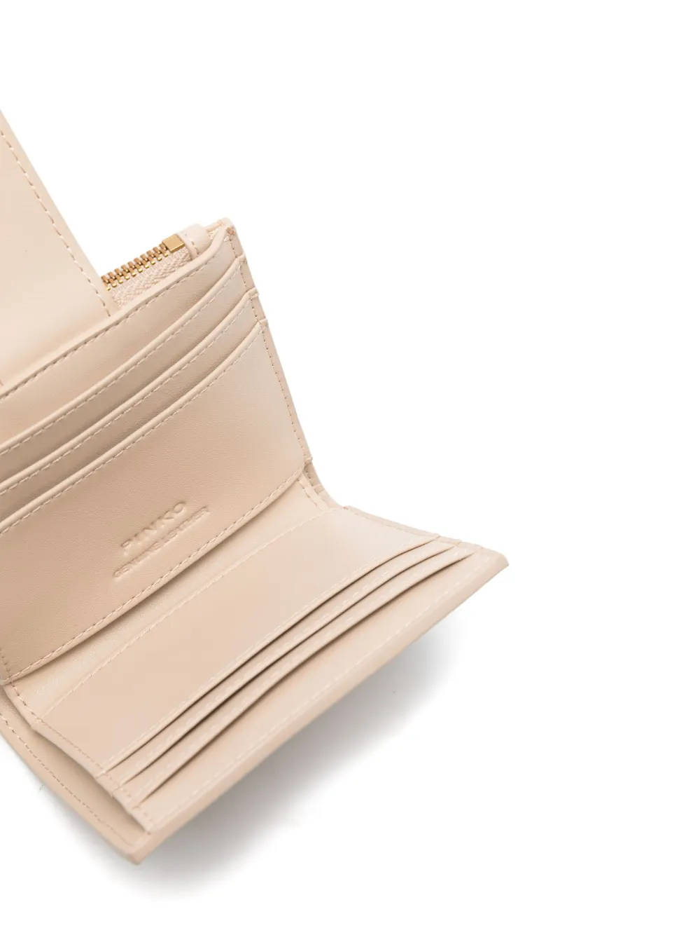 PINKO Leren portemonnee Beige