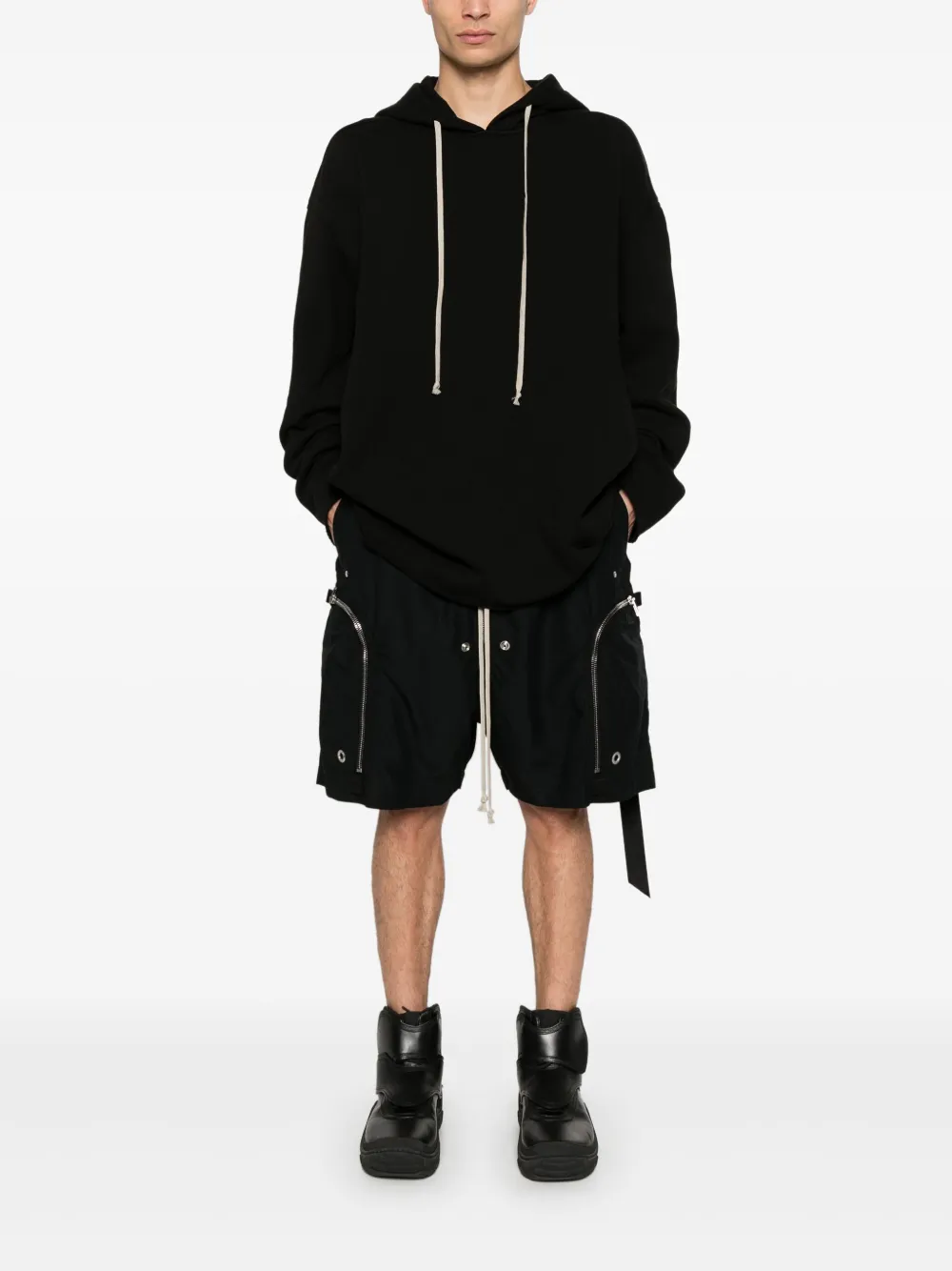 Rick Owens DRKSHDW Peter hoodie - Zwart