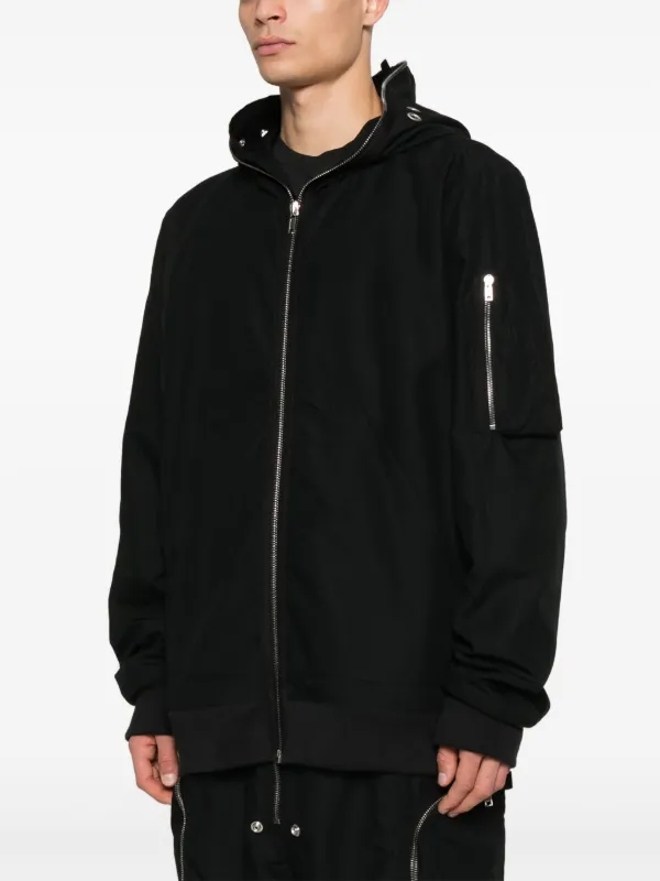 Rick Owens DRKSHDW Gimp Flight ジャケット | ブラック | FARFETCH JP
