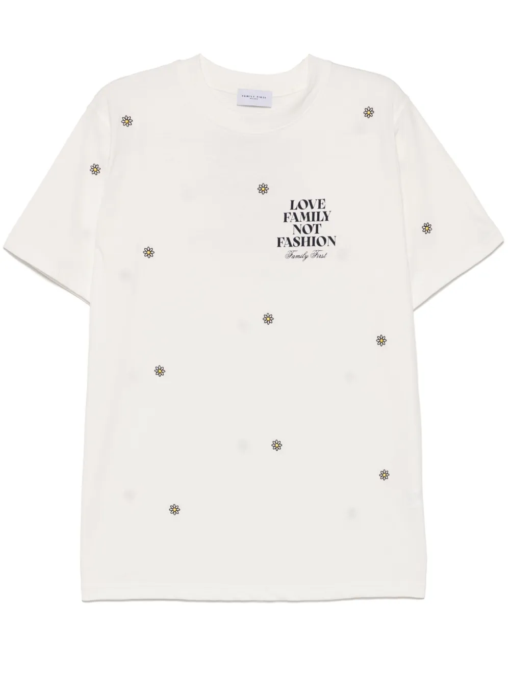 Family First playera con estampado gráfico | blanco | Image 1