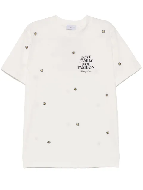 Family First T-Shirt mit grafischem Print