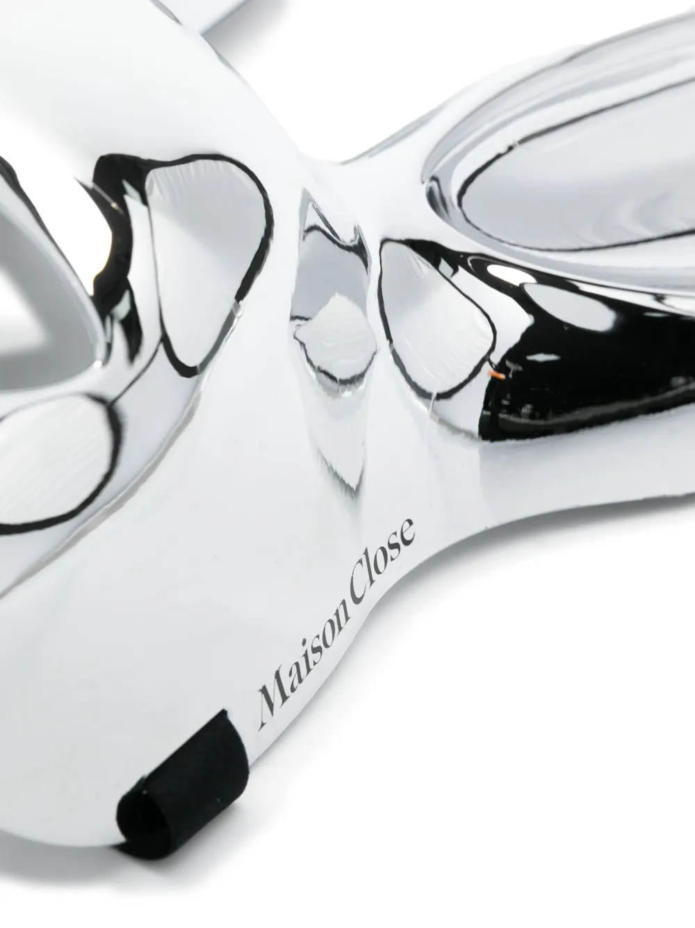 Maison Close mirror bunny mask - Zilver