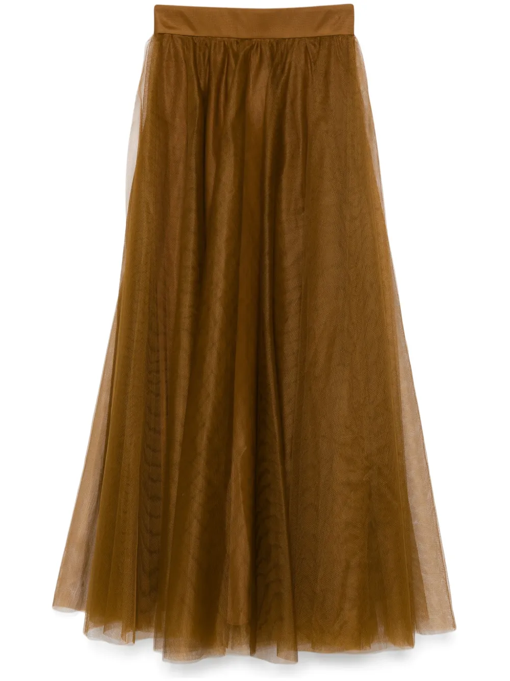 ZIMMERMANN falda larga de tul | marrón | Image 1