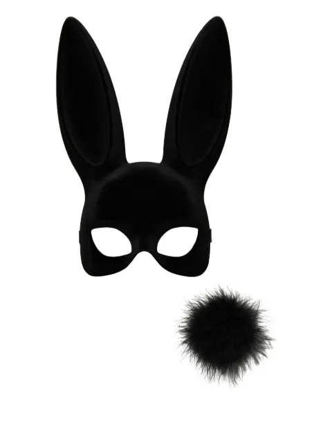 Maison Close velvet bunny mask and pompom