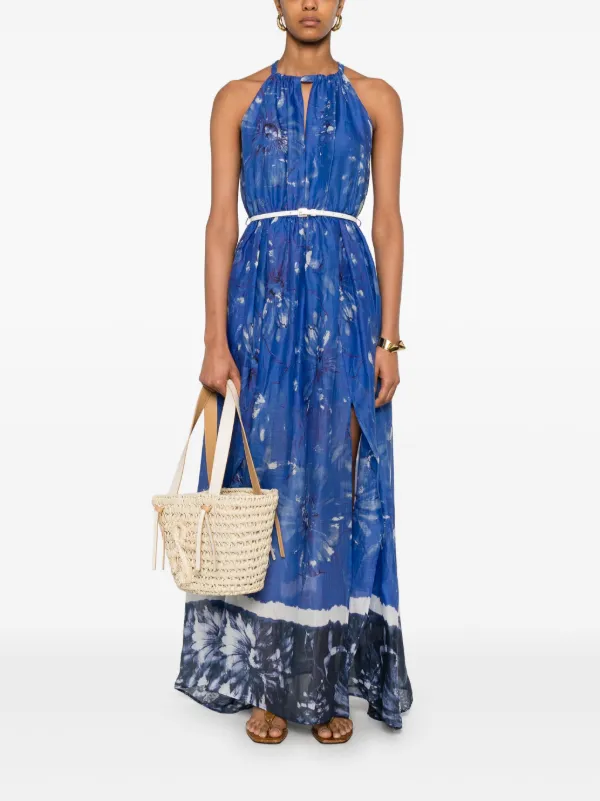 ERMANNO FIRENZE floral-print Maxi Dress | Blue | FARFETCH ERMANNO FIRENZE floral-print Maxi Dress | Blue | FARFETCH