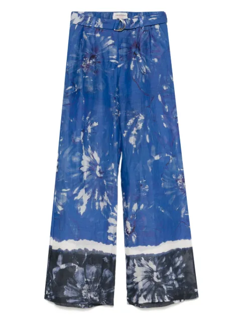 ERMANNO FIRENZE  pantalones con estampado floral