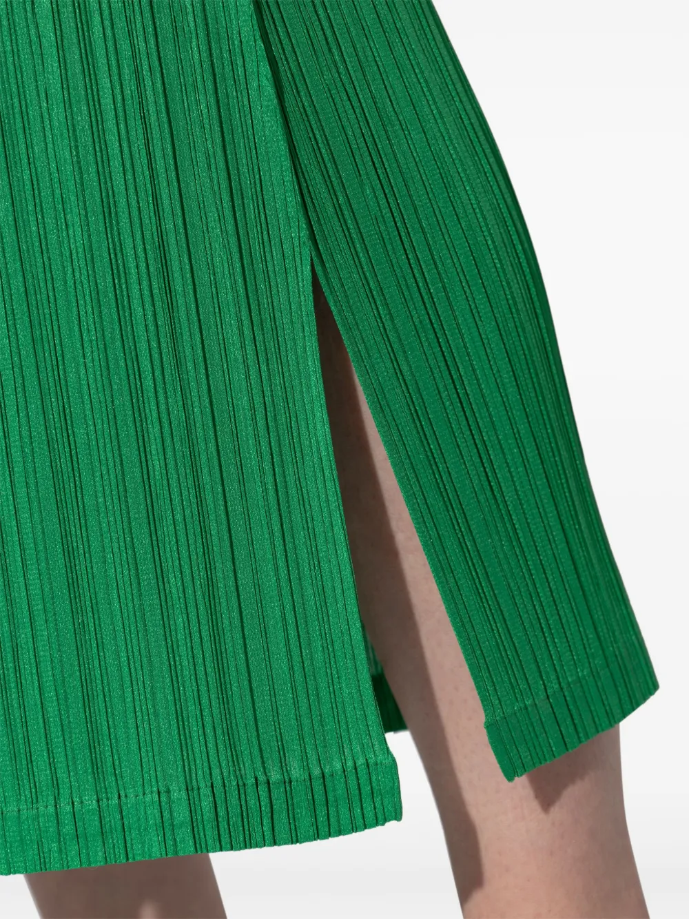 Pleats Please Issey Miyake Plooibroek Groen