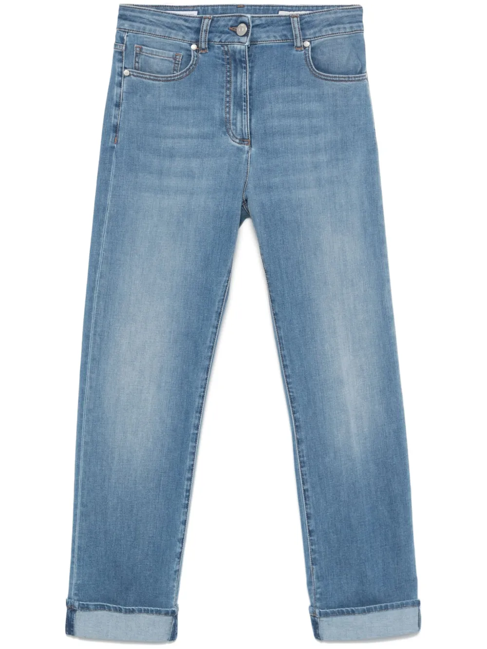 straight-leg jeans