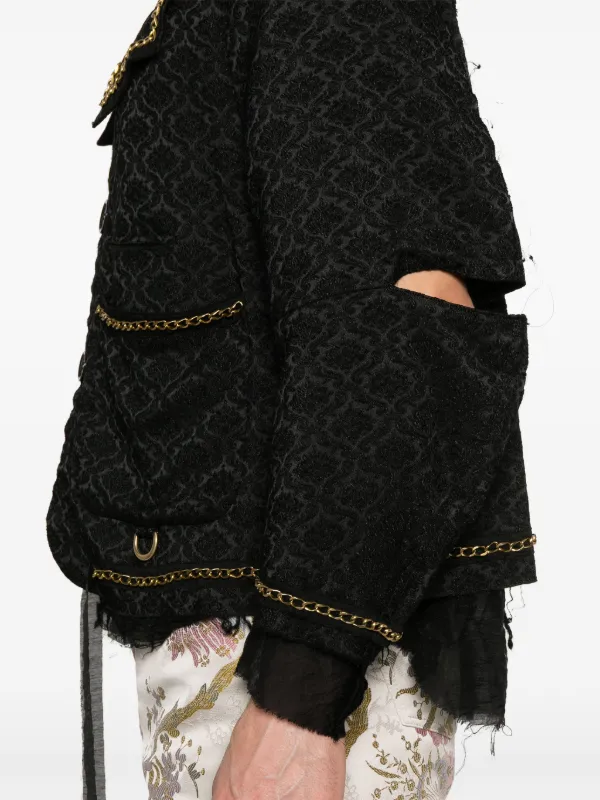Undercover patterned-jacquard Jacket | Black | FARFETCH
