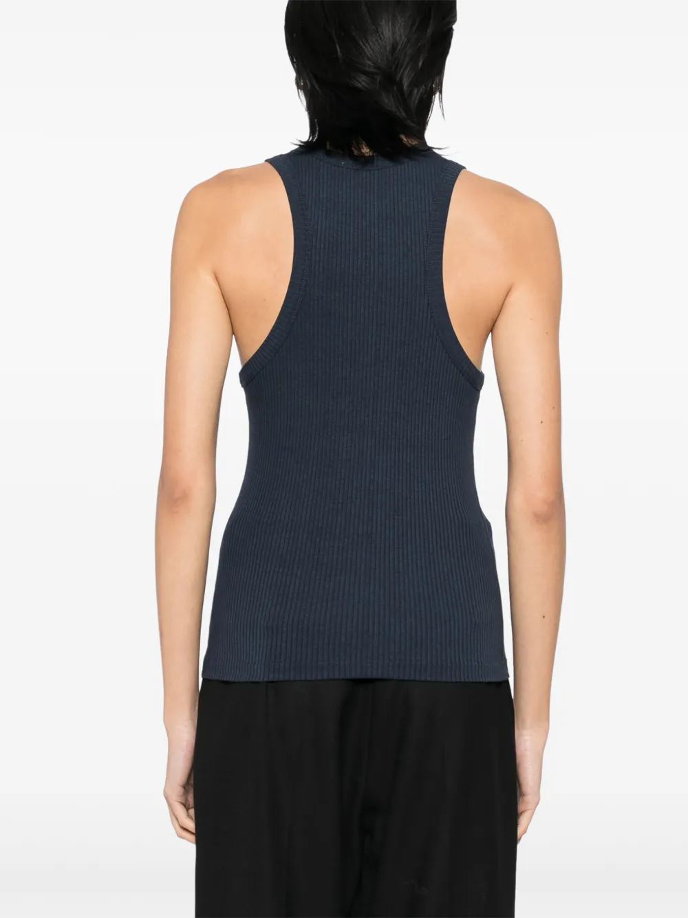 MAISON KITSUNÉ BABY FOX PATCH RIBBED TANK TOP