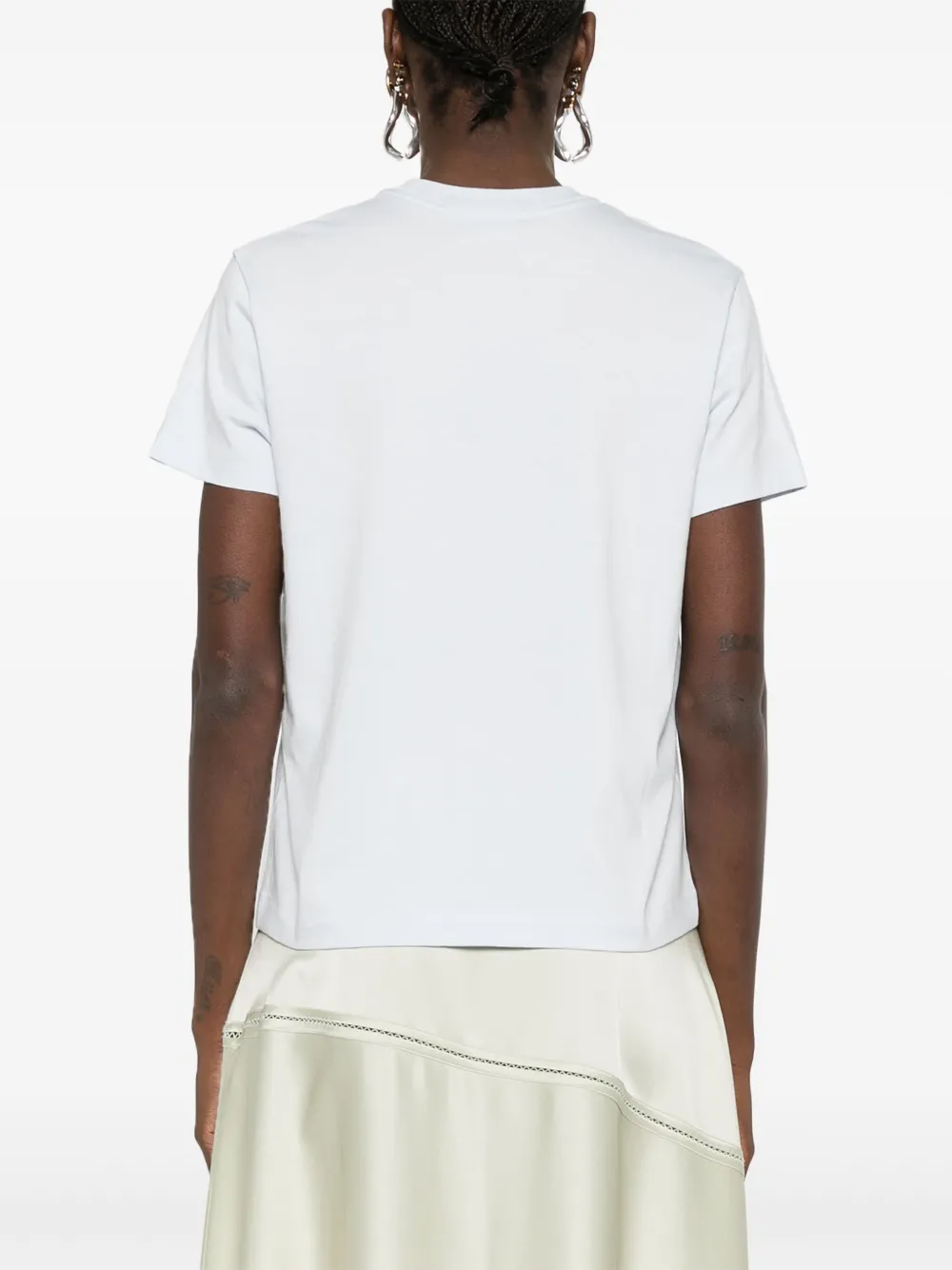 Vince Katoenen T-shirt Blauw