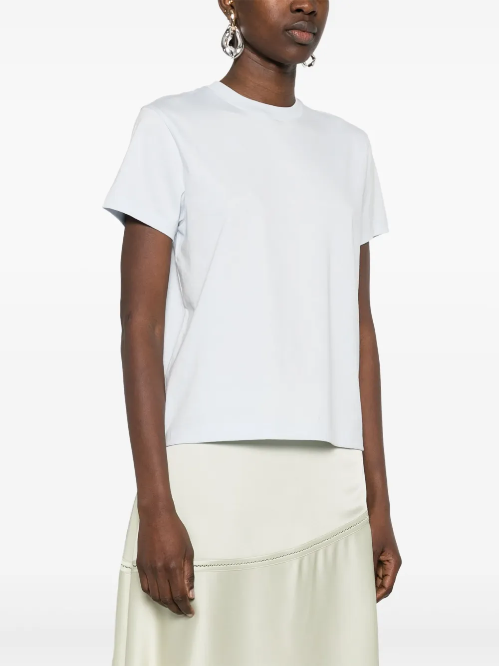 Vince Katoenen T-shirt Blauw