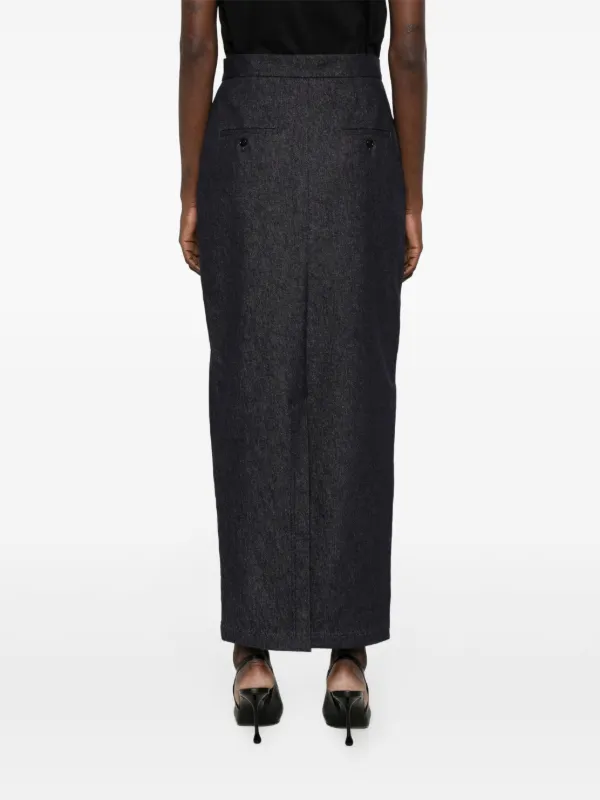 Max Mara [ピアノーザ] ピュア コットン スカート PIANOSA Max Mara Pianosa マキシスカート | ブルー | FARFETCH JP