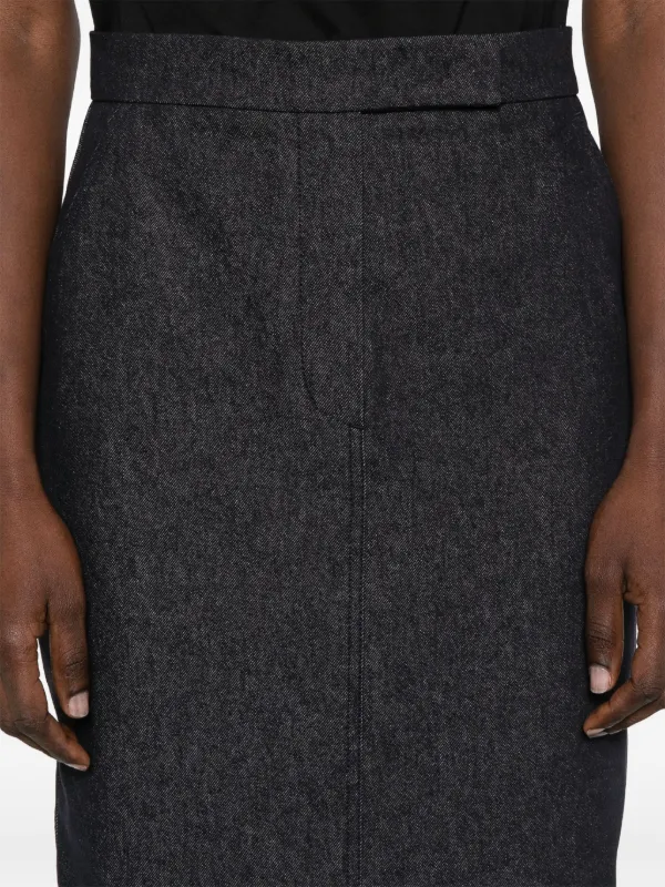 Max Mara [ピアノーザ] ピュア コットン スカート PIANOSA Max Mara Pianosa マキシスカート | ブルー | FARFETCH JP