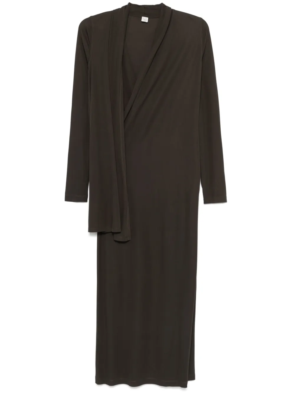 TOTEME Oversized jersey jurk Groen
