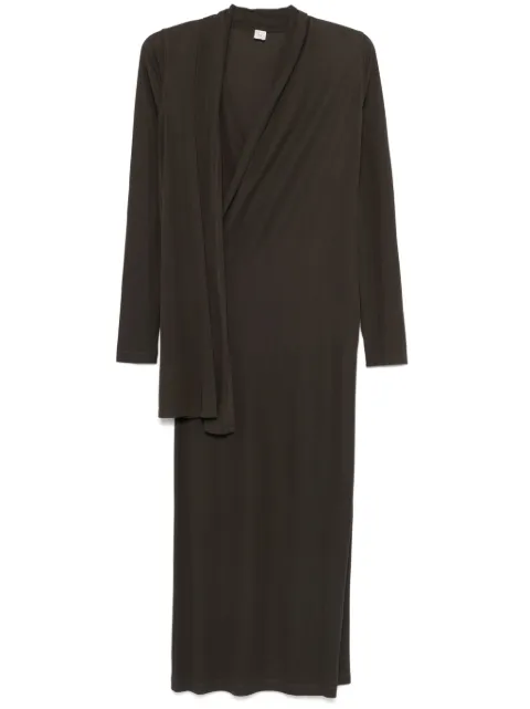TOTEME overlapped jersey dress