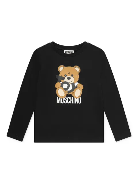 Moschino Kids Teddy Bear print T-shirt