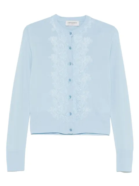 ERMANNO FIRENZE  lace-detail cardigan