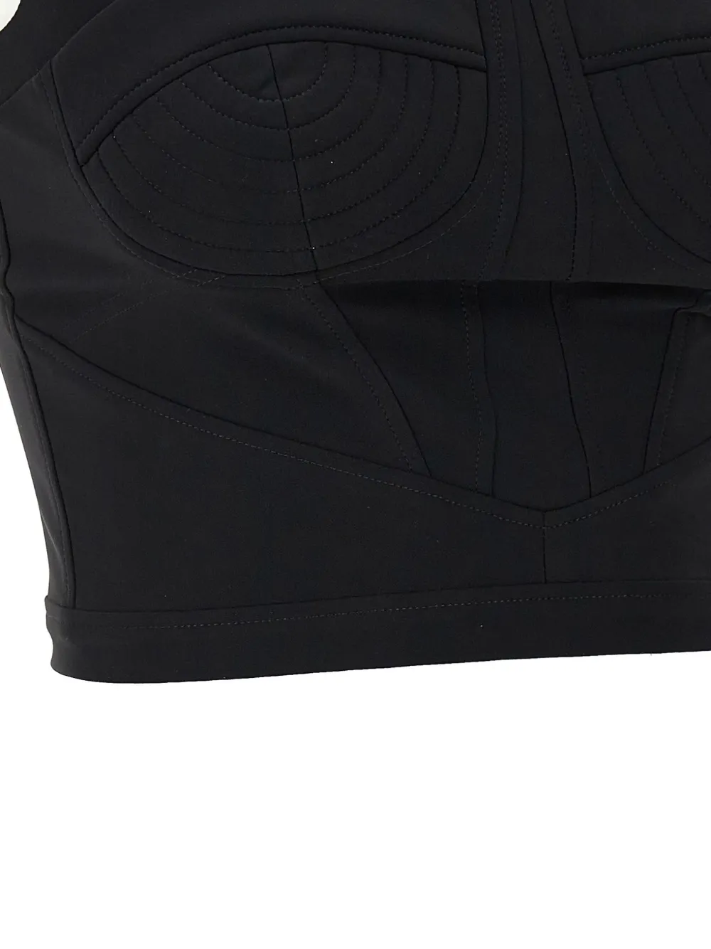 Shop Nensi Dojaka Shaped Top In Black