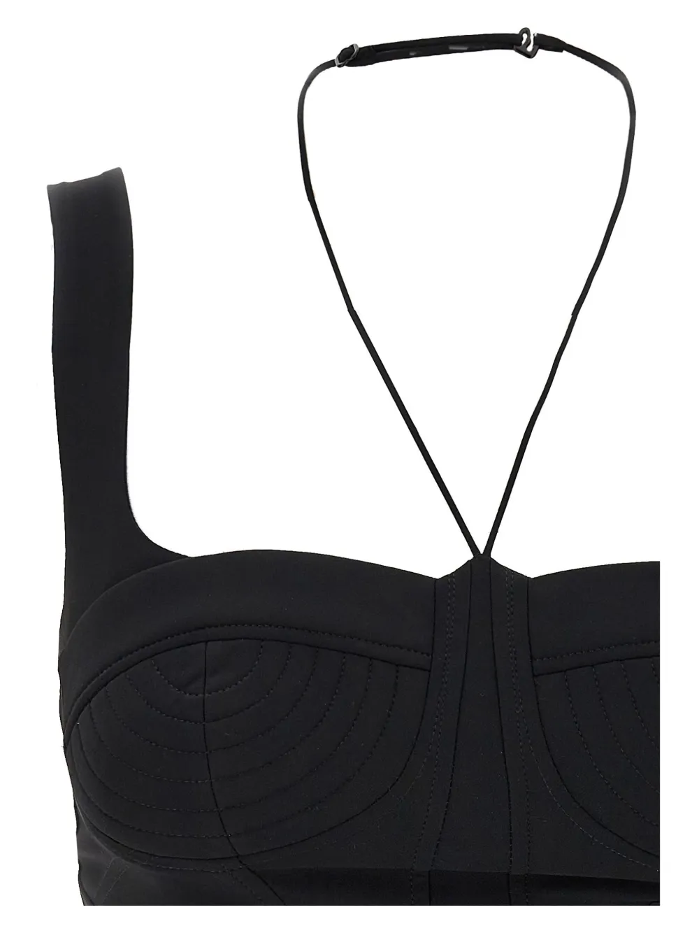 Shop Nensi Dojaka Shaped Top In Black