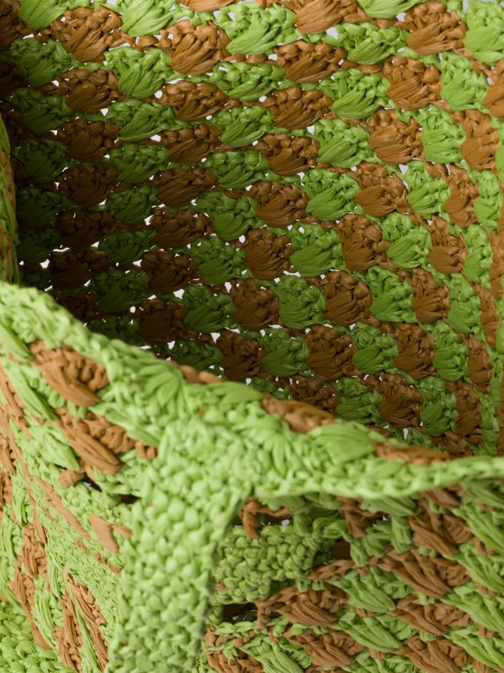 Prada Gehaakte shopper Groen