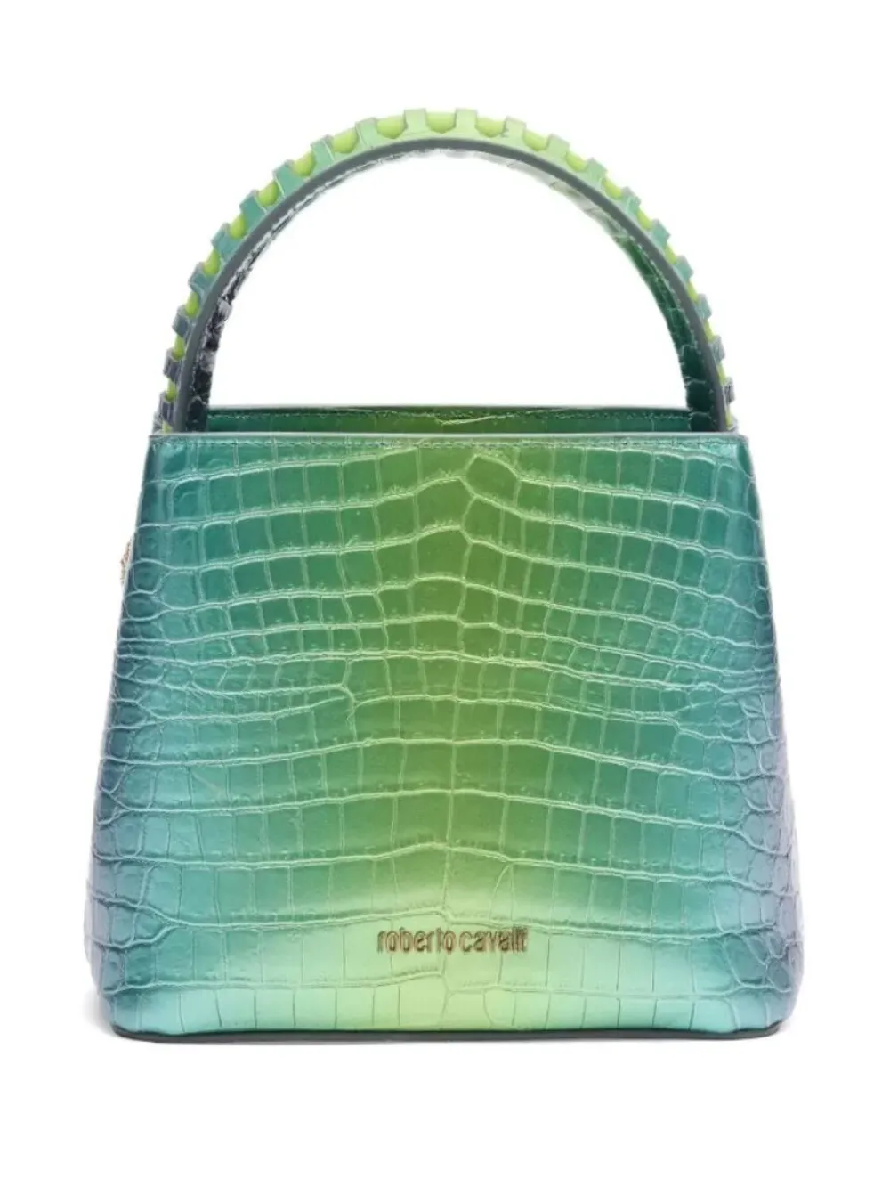  Roberto Cavalli Roar Hobo Tote Bag - Blue 